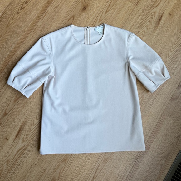 Club Monaco Puff Sleeve Short Sleeve Blouse Top - Picture 1 of 2